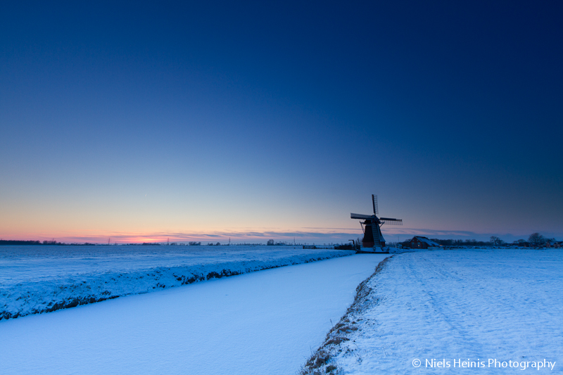 Freezing sunset @ De Jonge Held
